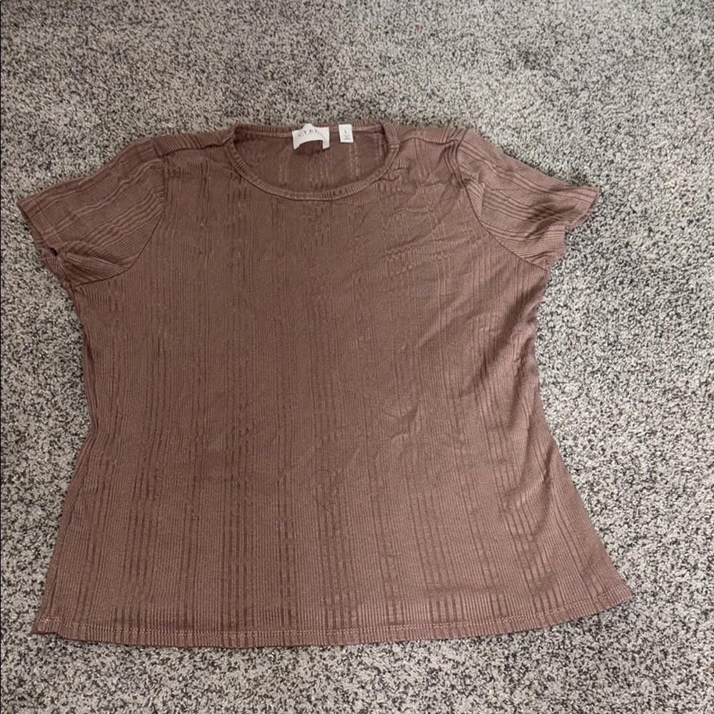 Cyrus Brown Short Sleeve Women's Top